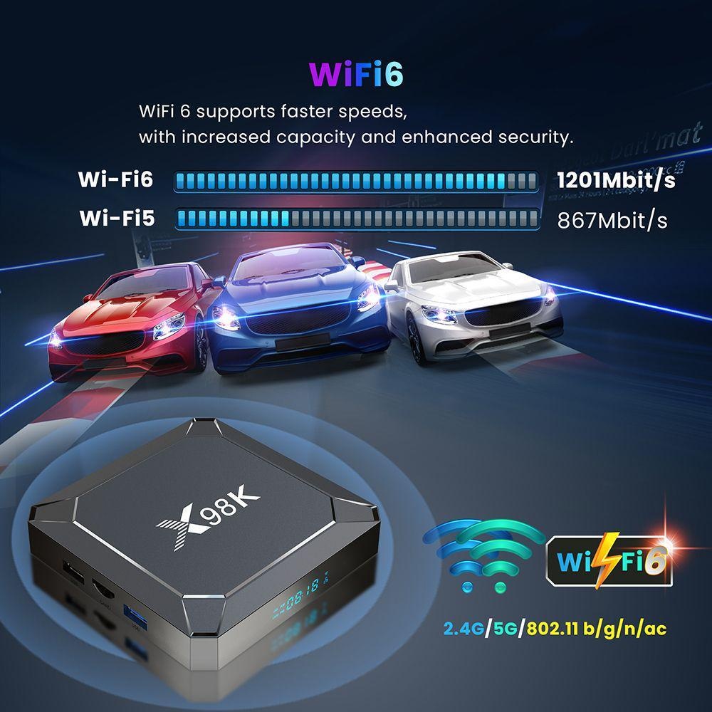 X98K Smart TV Box Android 13.0 - Radxa Rock 5B 16Gb avaliação e preço